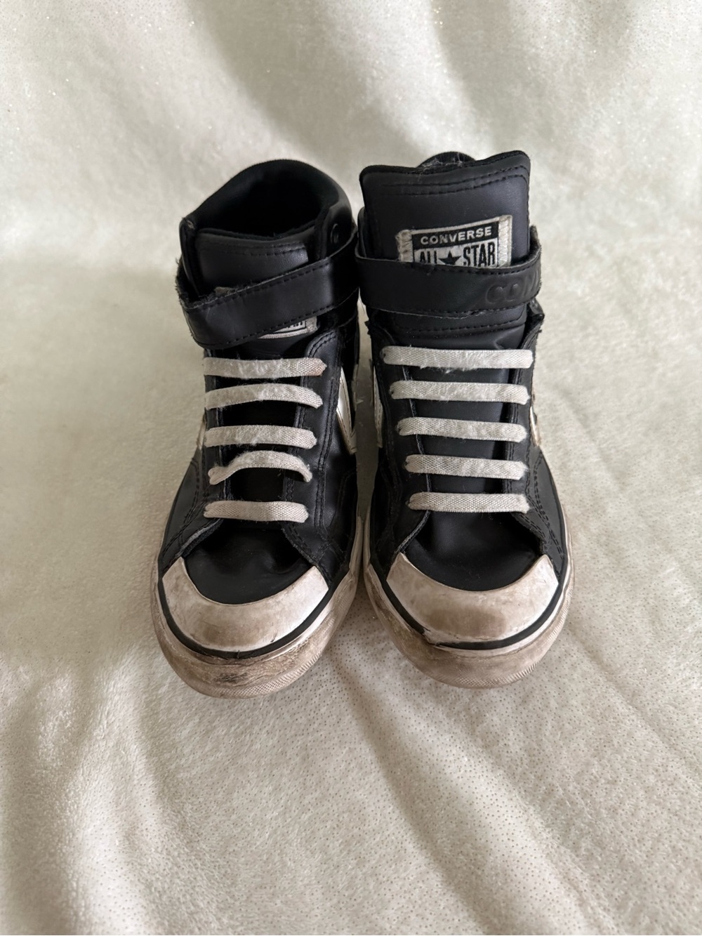 Converse Kids Black and White High-Top Sneakers